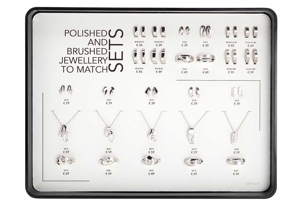 909074-2901-046 | POS-System Aalen 909074-2901-046 | Gisser Konzeptlade GST074 Polished+brushed Jewellery to match Sets 