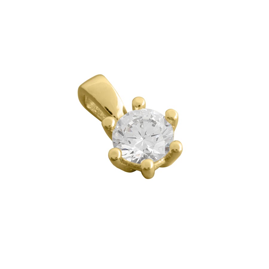 212368-7152-001 | Anhänger Aalen 212368 750 Gelbgold Brillant 0,500 ct H-SI ∅ 5.2mm100% Made in Germany  